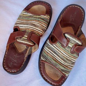 Born Drilles Santa Fe Mule Colorful Sandals